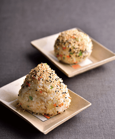 Root Vegetable Rice Ball