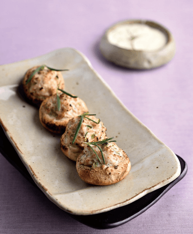 Grilled Button Mushroom