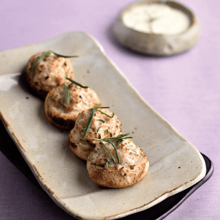 Grilled Button Mushroom