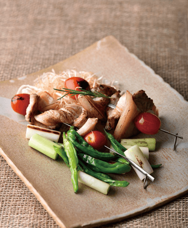 Grilled Pork Belly Skewer