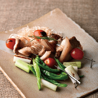 Grilled Pork Belly Skewer