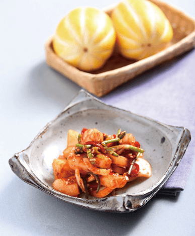 Korean Melon Radish Kimchi