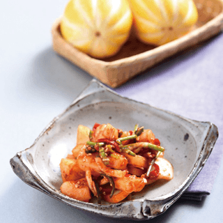 Korean Melon Radish Kimchi