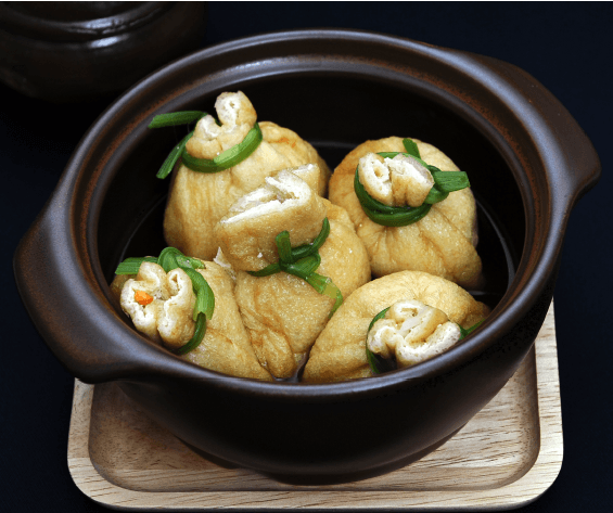 Fried Tofu Meatball Soup
