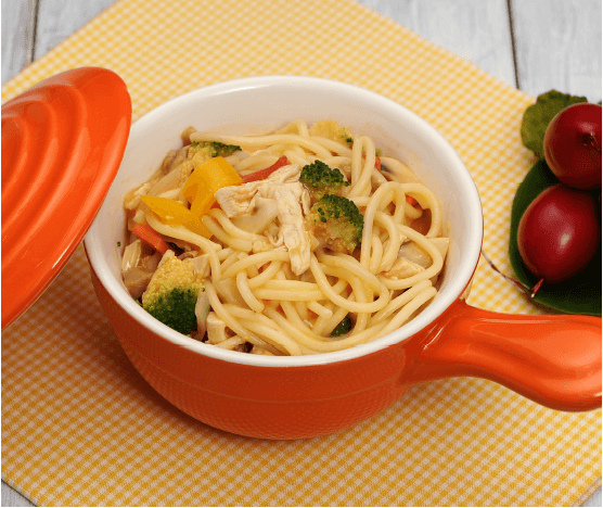 Chicken Vegetable Spaghetti