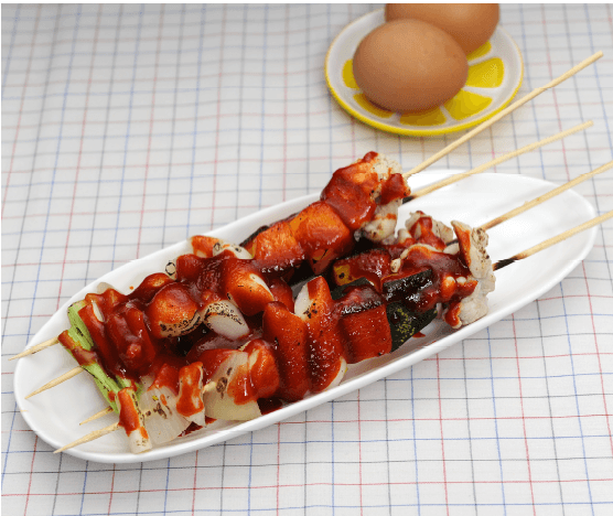 Sweet Pumpkin Chicken Skewer