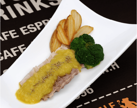 Braised Pork Belly with Orange