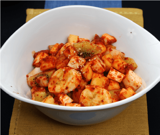 Fresh Kimchi with Fruit