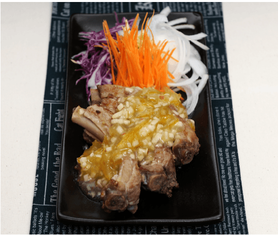 Citron Grilled Pork Back Ribs