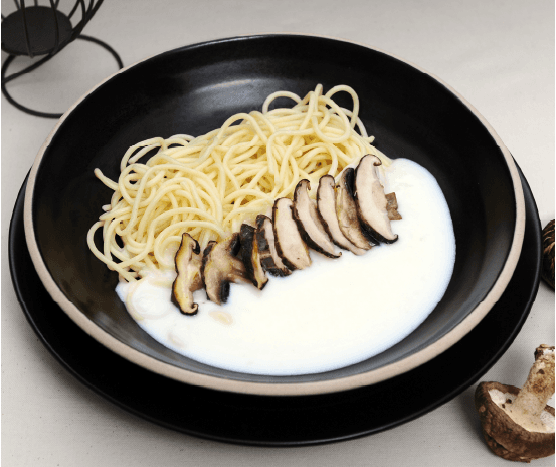 Shiitake Mushroom Cream Pasta