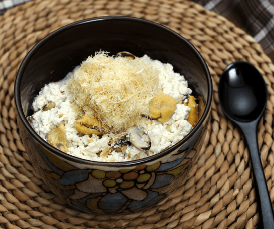 Dried Pollock Risotto