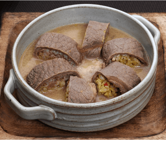 Beef Risotto Roll