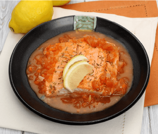 Salmon Herb Steak