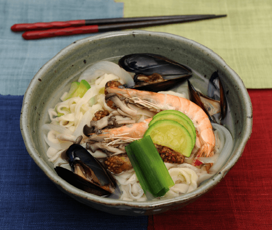 Seafood Kalguksu Noodles