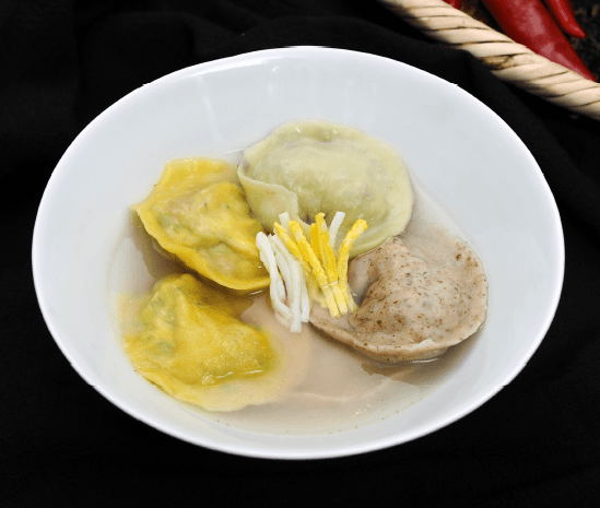 Three-color Beef Dumpling