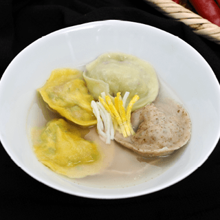 Three-color Beef Dumpling