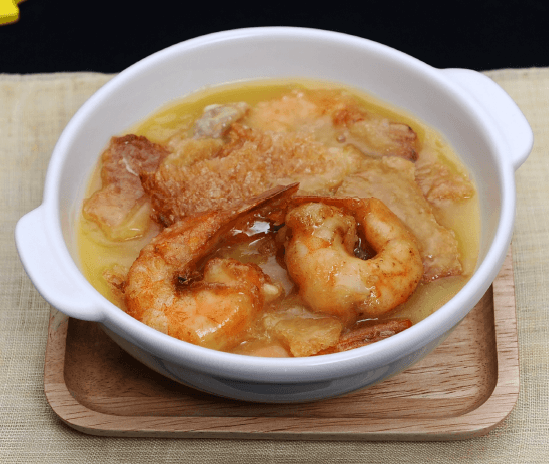 Fried Shrimp with Scorched Rice