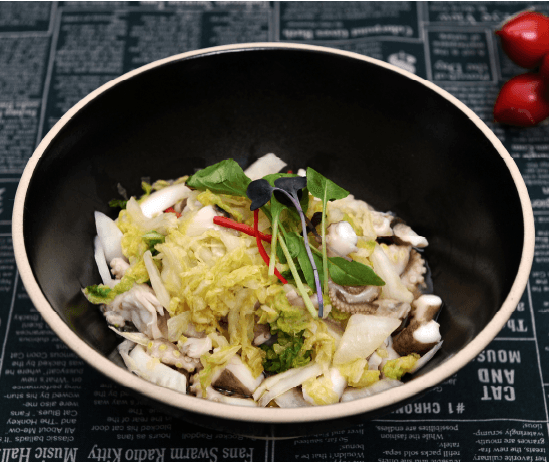 White Kimchi Webfoot Octopus Salad