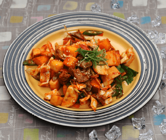 Seasoned Whelk with Fruit