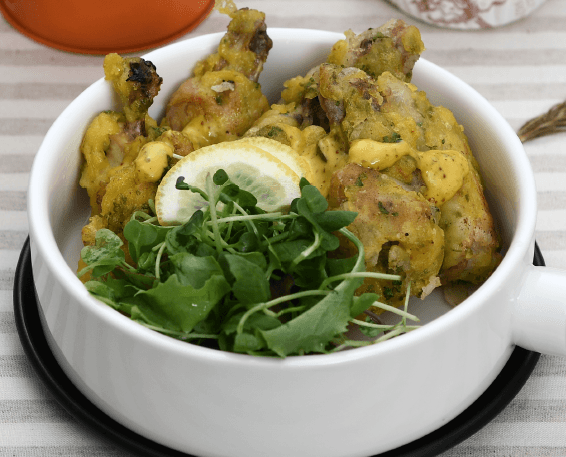Mustard Tulip Chicken