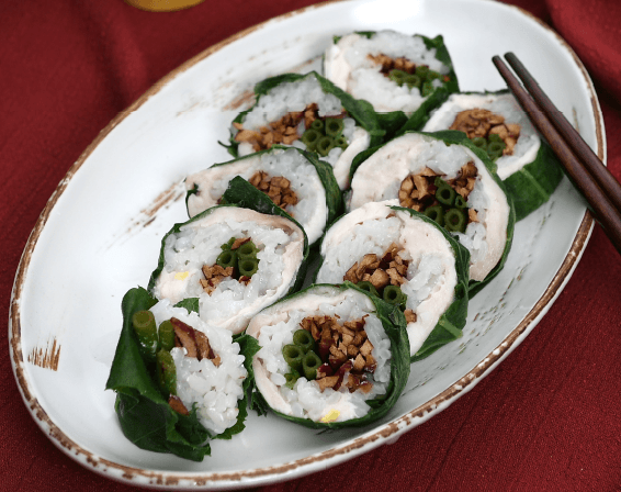 Pumpkin Leaf Samgye