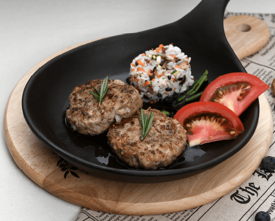 Tteokgalbi with Mini Multi-grain Rice