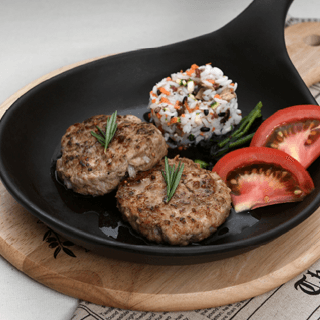 Tteokgalbi with Mini Multi-grain Rice