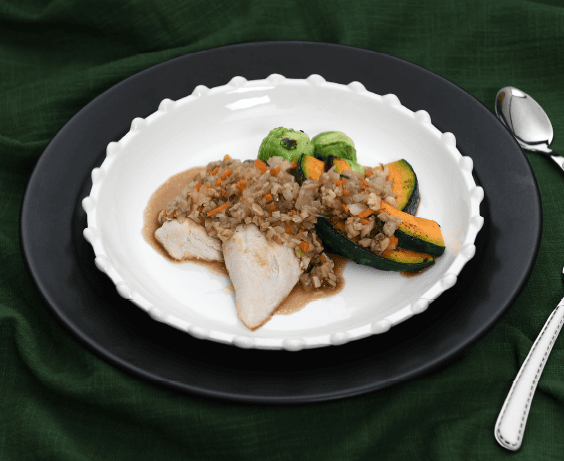 Mushroom Chicken Steak