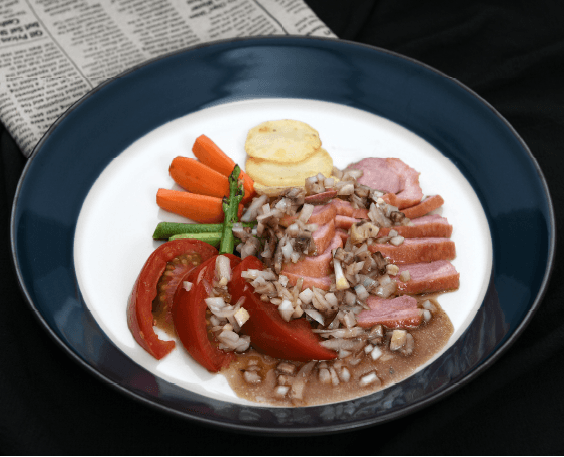 Duck Steak with Balsamic Sauce