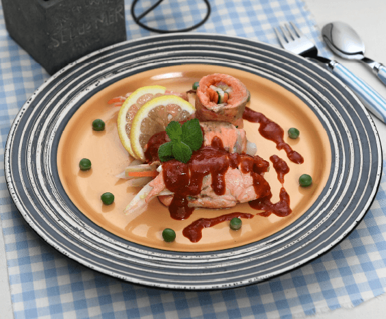 Seafood Smoked Salmon Roll