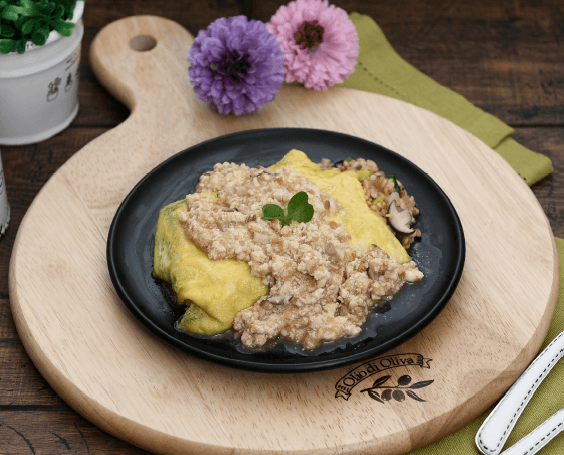Multi-grain Omurice with Doenjang Cream Sauce