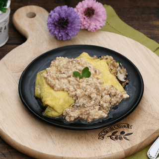 Multi-grain Omurice with Doenjang Cream Sauce