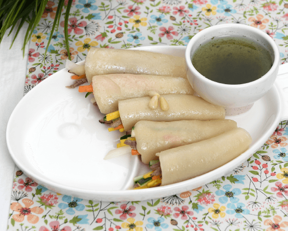 Green Tea and Jujube Wheat Crepe