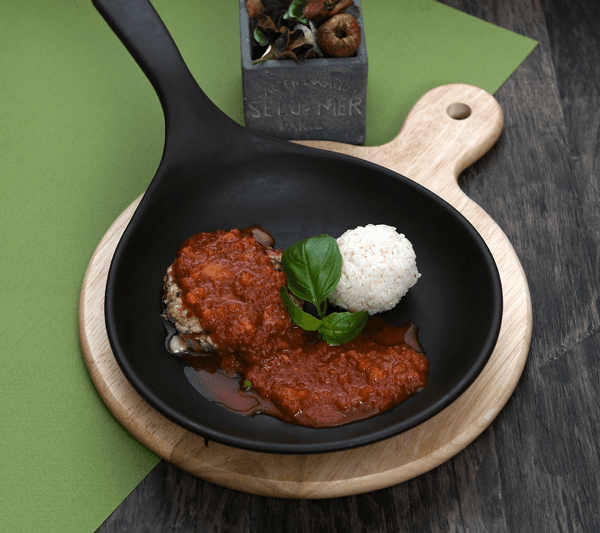 Hamburg Steak Bowl Rice