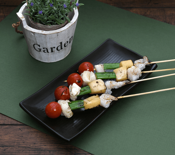 Grilled Shrimp Vegetable Skewer