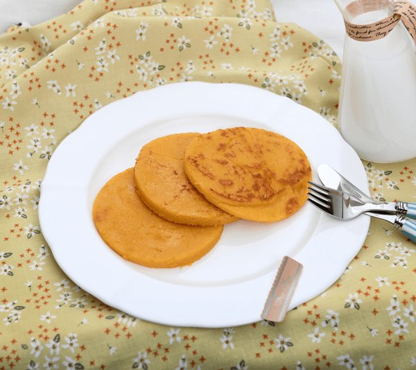 Sweet Pumpkin Tofu Pancake
