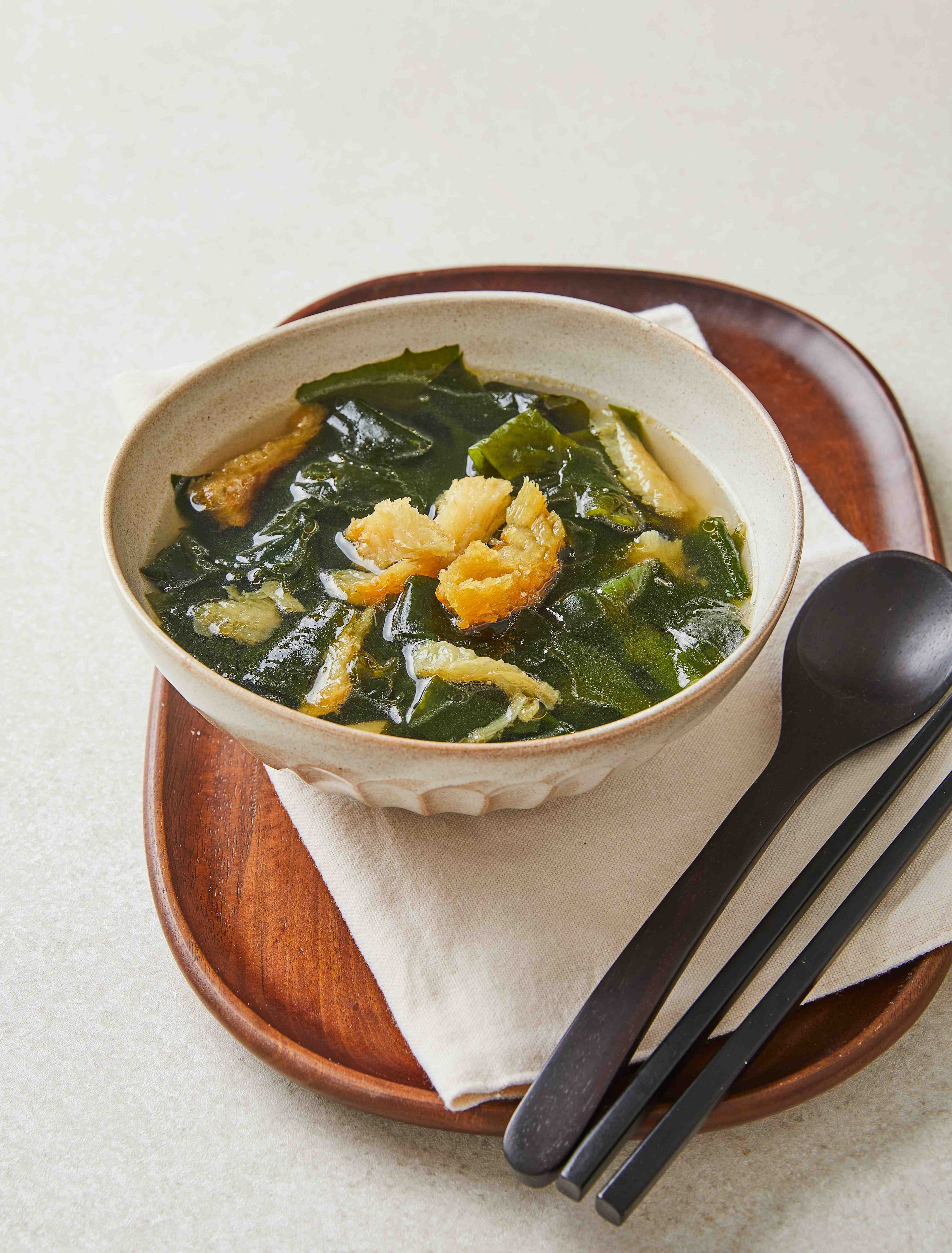 Dried Pollock Seaweed Soup