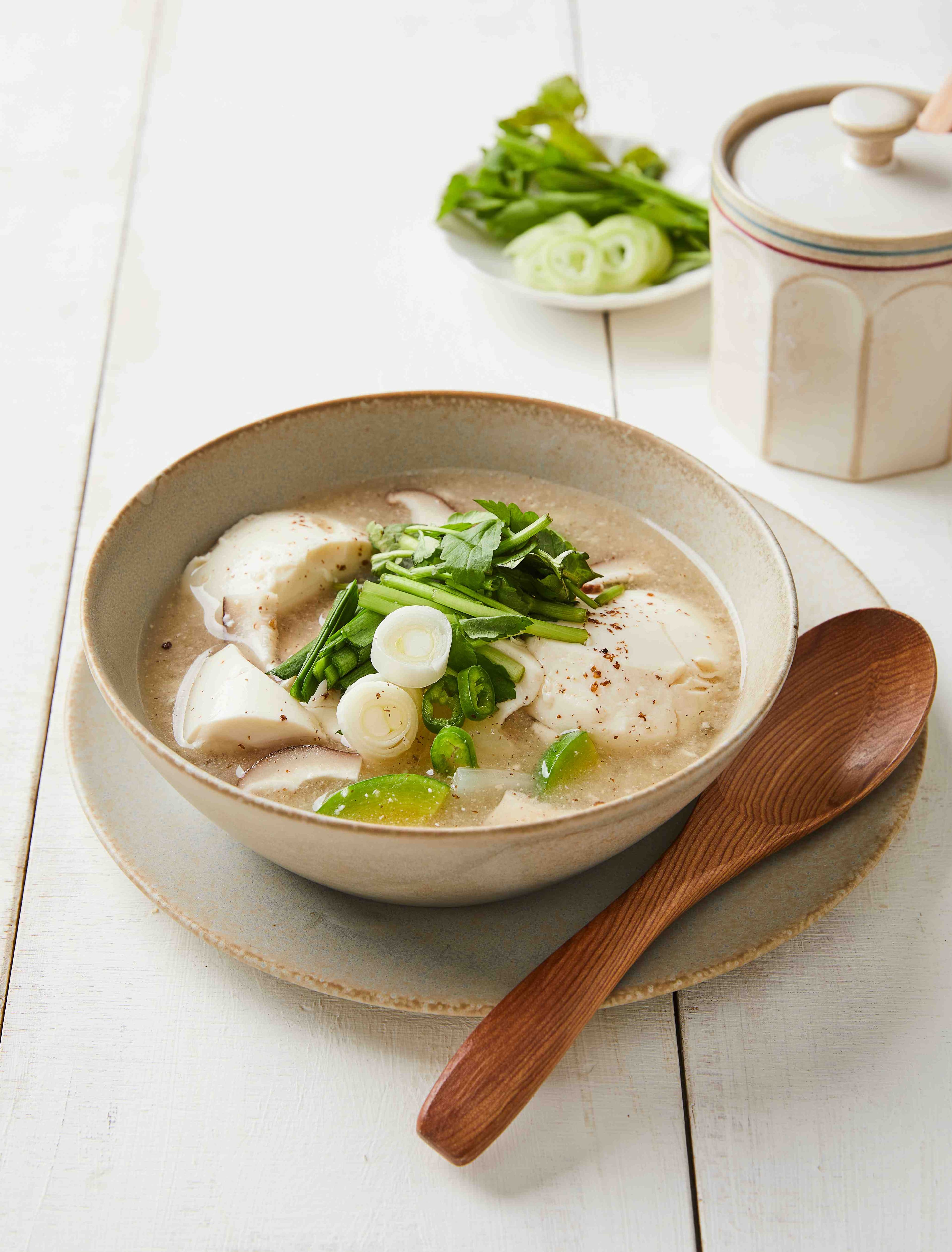 Mushroom Soft Tofu Stew