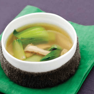 Shiitake Mushroom Bok Choy Soup