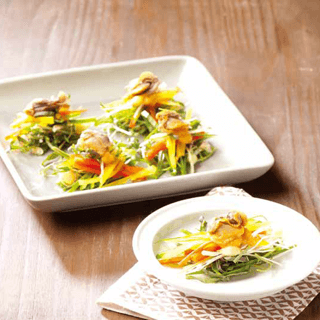 Cockle and Wild Chive with Doenjang