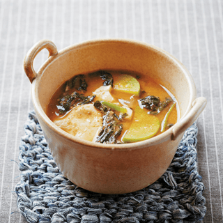 Wild Greens Doenjang Stew