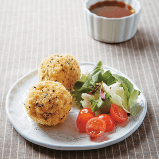 Black Sesame Ramen Croquette