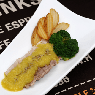 Braised Pork Belly with Orange