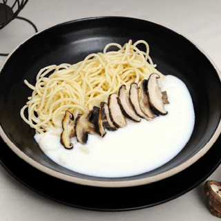 Shiitake Mushroom Cream Pasta