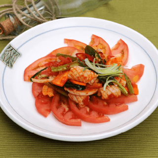 Squid and Tomato Vinegar Salad