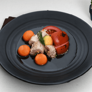 Pork Dumplings with Plum Sauce