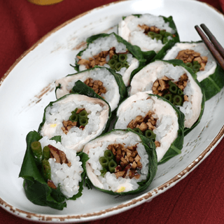 Pumpkin Leaf Samgye