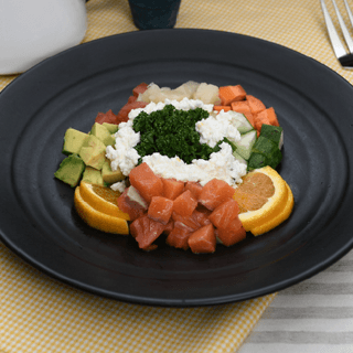 Salmon Salad with Ricotta Sauce