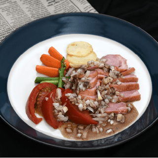 Duck Steak with Balsamic Sauce